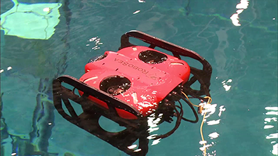 ROBOSEA underwater robot assists astronaut training
